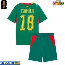 Senegal Ismaila Sarr #18 Auswärts Trikotsatz Kinder WM 2026 Kurzarm (+ Kurze Hosen)
